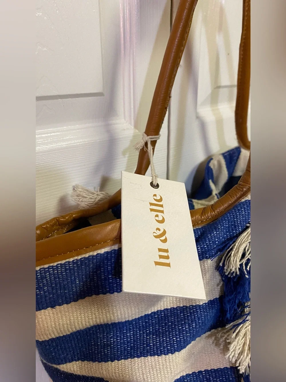 LU & ELLE Come Sail Away Tote NWT!